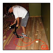 Installing Sustainable TreeHugger Floor